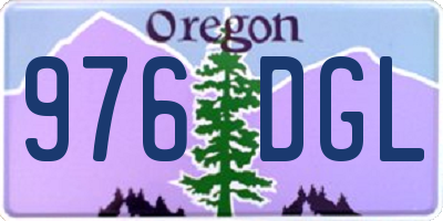 OR license plate 976DGL
