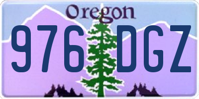 OR license plate 976DGZ