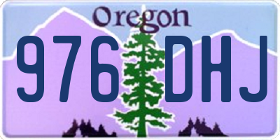 OR license plate 976DHJ