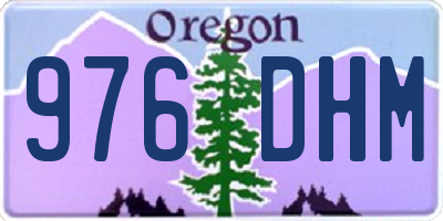 OR license plate 976DHM