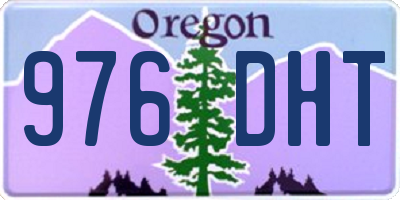 OR license plate 976DHT