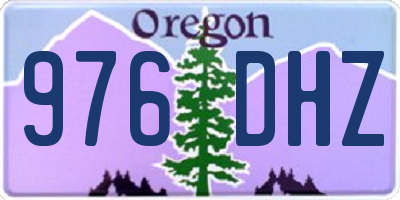 OR license plate 976DHZ
