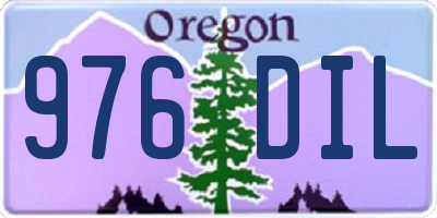 OR license plate 976DIL