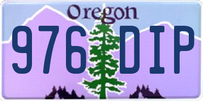 OR license plate 976DIP