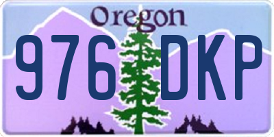 OR license plate 976DKP