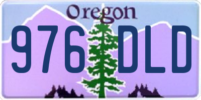 OR license plate 976DLD