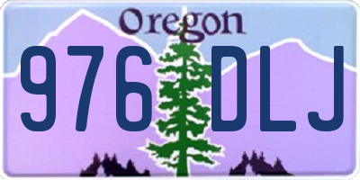 OR license plate 976DLJ