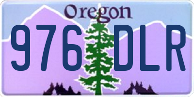 OR license plate 976DLR