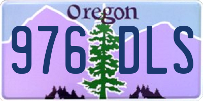 OR license plate 976DLS