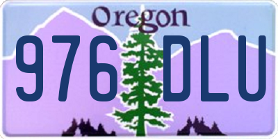 OR license plate 976DLU