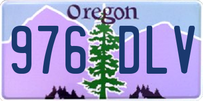 OR license plate 976DLV