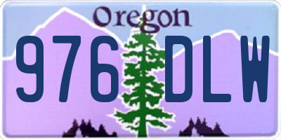 OR license plate 976DLW