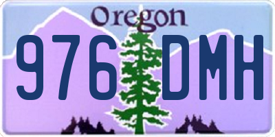 OR license plate 976DMH