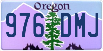 OR license plate 976DMJ
