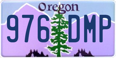 OR license plate 976DMP