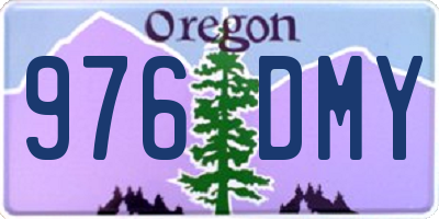 OR license plate 976DMY