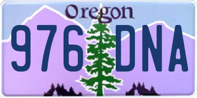 OR license plate 976DNA