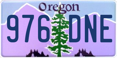 OR license plate 976DNE