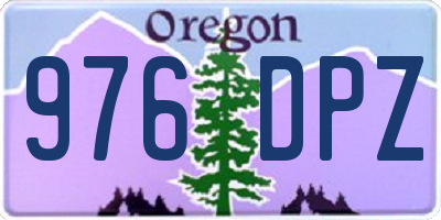 OR license plate 976DPZ