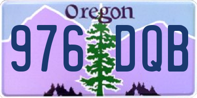 OR license plate 976DQB