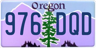 OR license plate 976DQD