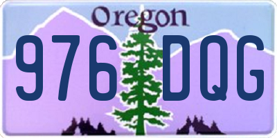 OR license plate 976DQG
