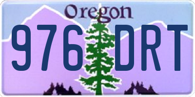 OR license plate 976DRT