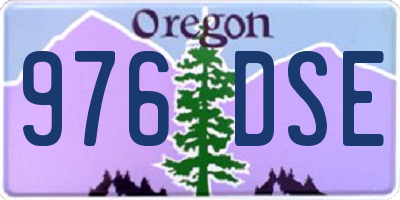 OR license plate 976DSE
