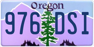 OR license plate 976DSI