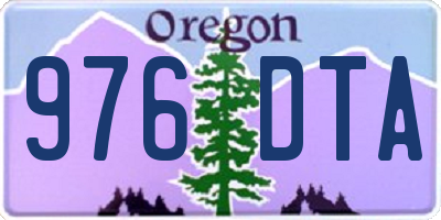 OR license plate 976DTA
