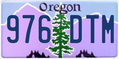 OR license plate 976DTM
