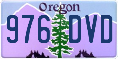 OR license plate 976DVD