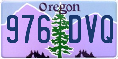 OR license plate 976DVQ