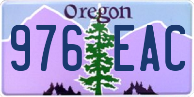 OR license plate 976EAC