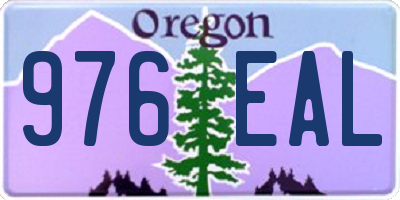 OR license plate 976EAL