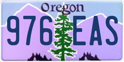 OR license plate 976EAS