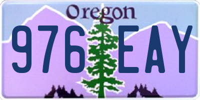OR license plate 976EAY