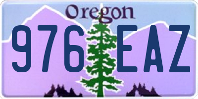 OR license plate 976EAZ