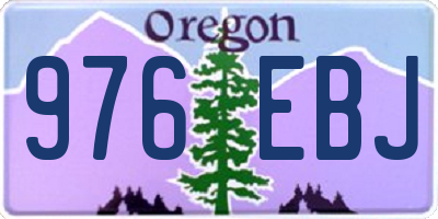 OR license plate 976EBJ