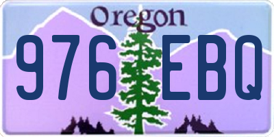 OR license plate 976EBQ