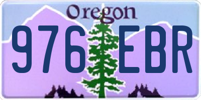 OR license plate 976EBR