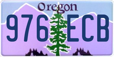 OR license plate 976ECB