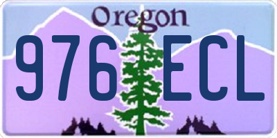 OR license plate 976ECL