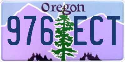 OR license plate 976ECT