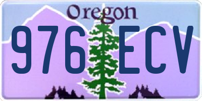 OR license plate 976ECV