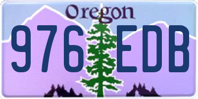 OR license plate 976EDB