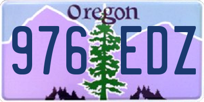 OR license plate 976EDZ