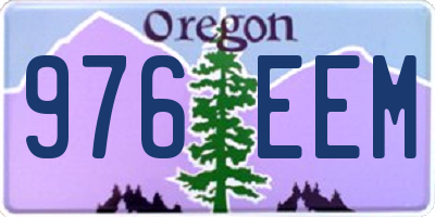 OR license plate 976EEM