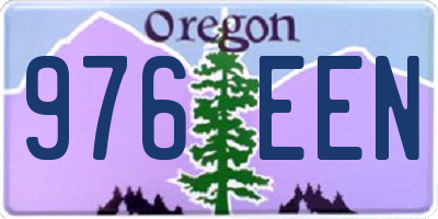 OR license plate 976EEN