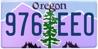 OR license plate 976EEO